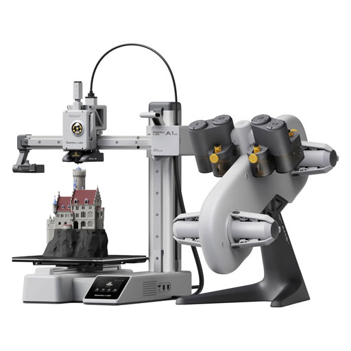 پرینتر سه بعدی BambuLab مدل A1-mini کمبو نسخه گلوبال