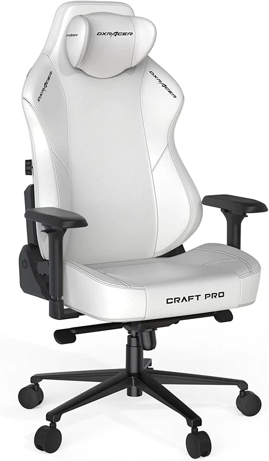 صندلى گيمينگ دى ايكس ريسر مدل DXRacer Craft Pro Classic سفید