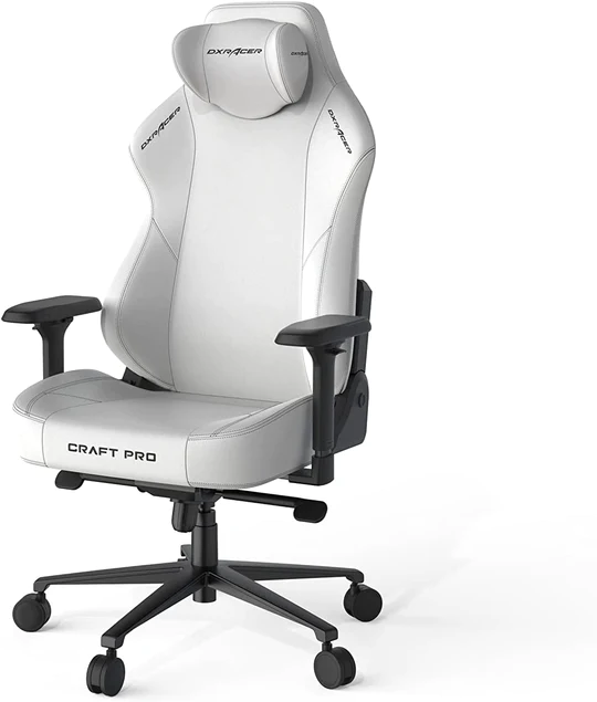 صندلى گيمينگ دى ايكس ريسر مدل DXRacer Craft Pro Classic سفید