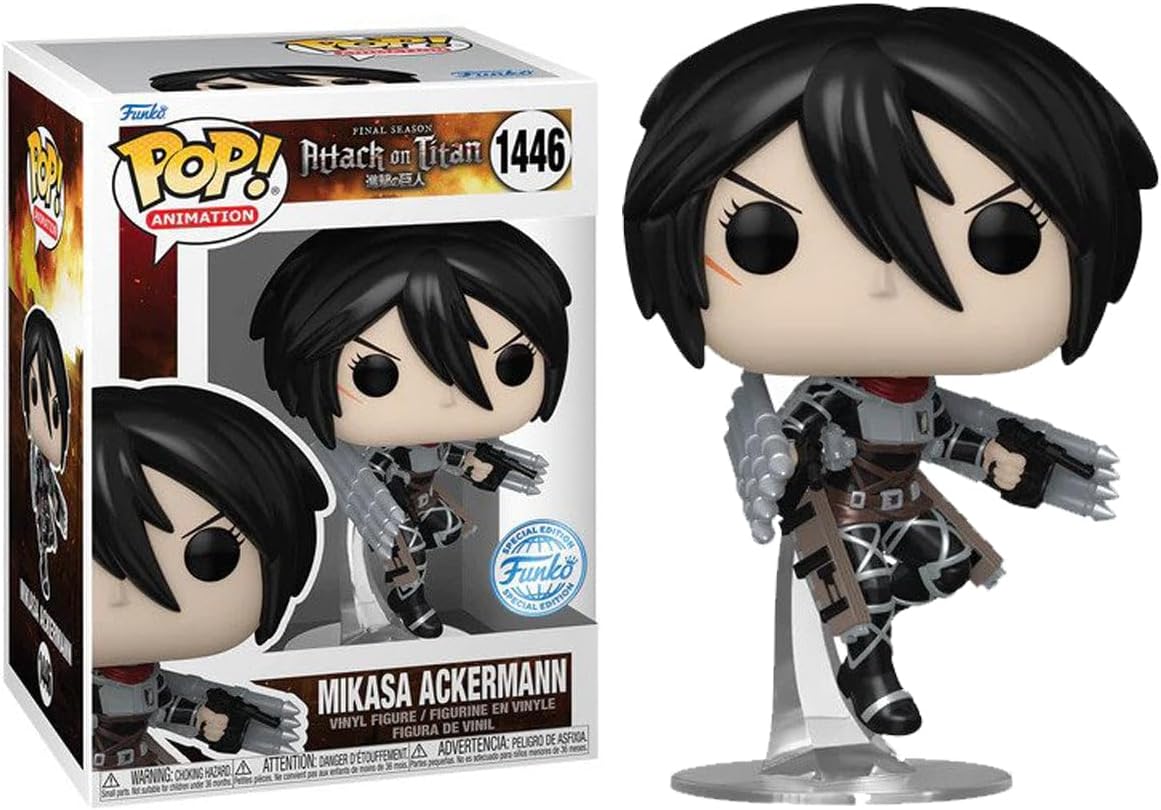 اکشن فیگور فانکو پاپ مدل Attack on Titan S5 - Mikasa