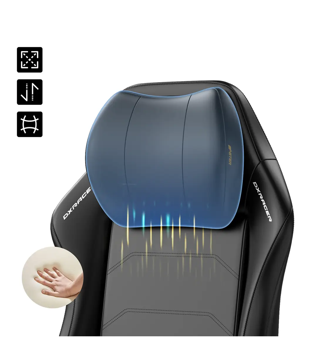صندلی گیمینگ دی ایکس ریسر Master Series 2025 XL مشکی صندلی گیمینگ دی ایکس ریسر Master Series 2025 XL مشکی