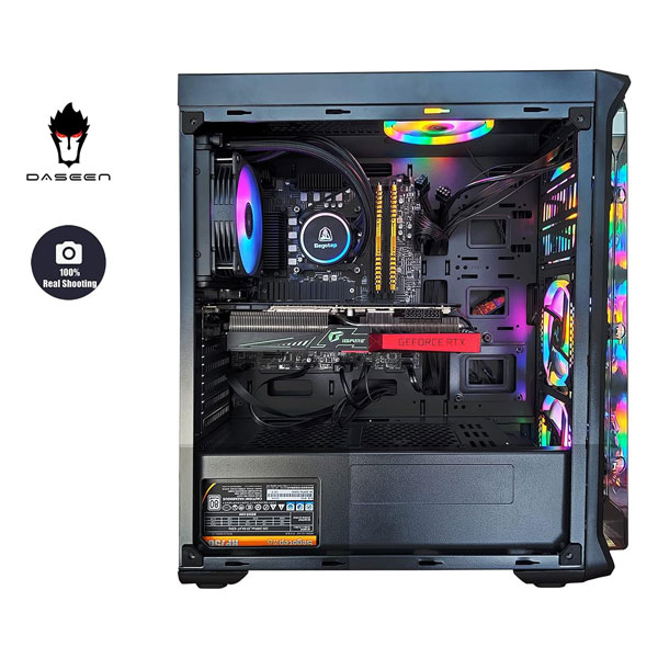 کیس گیمینگ داسین - Intel Core i7-12700 2.1GHz, NVIDIA GeForce RTX4060 8GB