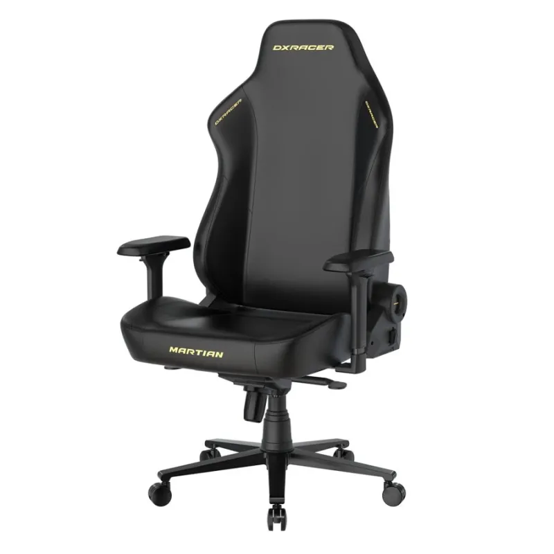 صندلی گیمینگ برقی دی ایکس ریسر DXRacer Martian XL مشکی با جزئیات زرد